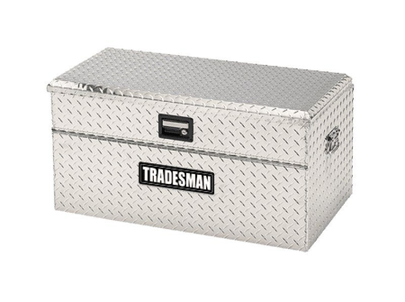 Tradesman — Tradesman Aluminum Flush Mount Truck Tool Box Full/Wide (48in.) - Brite - view 1