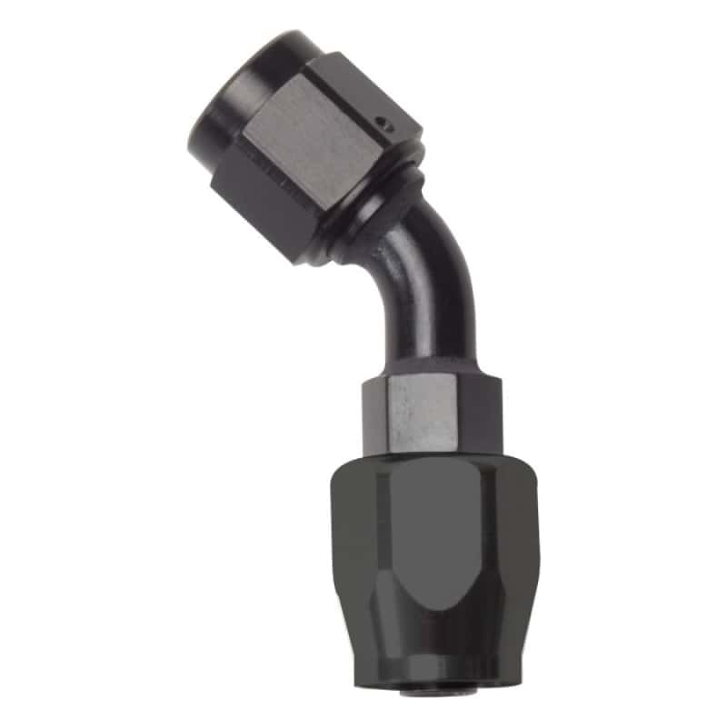 Russell — Russell Performance -10 AN Black 45 Degree Full Flow Hose End
Hose Fitting - view 2