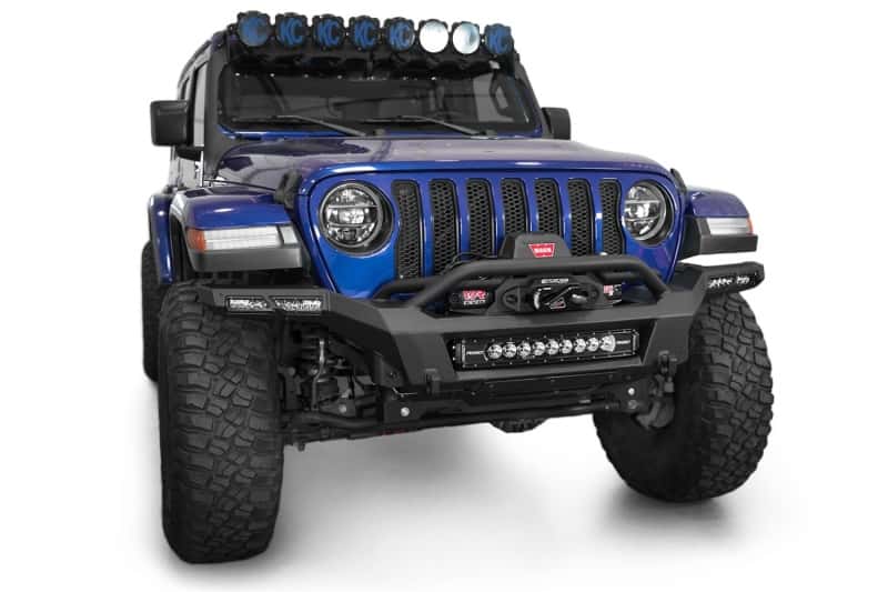 Addictive Desert Designs — Addictive Desert Designs18-24 Jeep Wrangler JL / 18-24 Jeep Gladiator JT Phantom Winch Rear Bumper
Bumper- Front - view 5