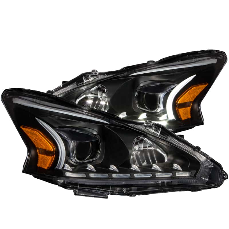 ANZO — ANZO 2013-2014 Nissan Altima Projector Headlights w/ Plank Style Design Black
Head Light Set
HdLtSet - view 1