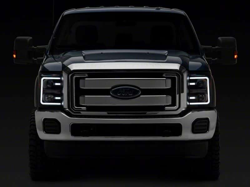 Raxiom — Raxiom 11-16 Ford F-250 Super Duty LED Projector Headlights - Blk Housing (Clear Lens)
Headlights - view 7