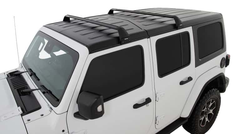 Rhino-Rack — Rhino-Rack 07-22 Jeep Wrangler JK/JL 4 Door Hard Top Vortex SG 2 Bar Roof Rack - Black
Roof Rack - view 8