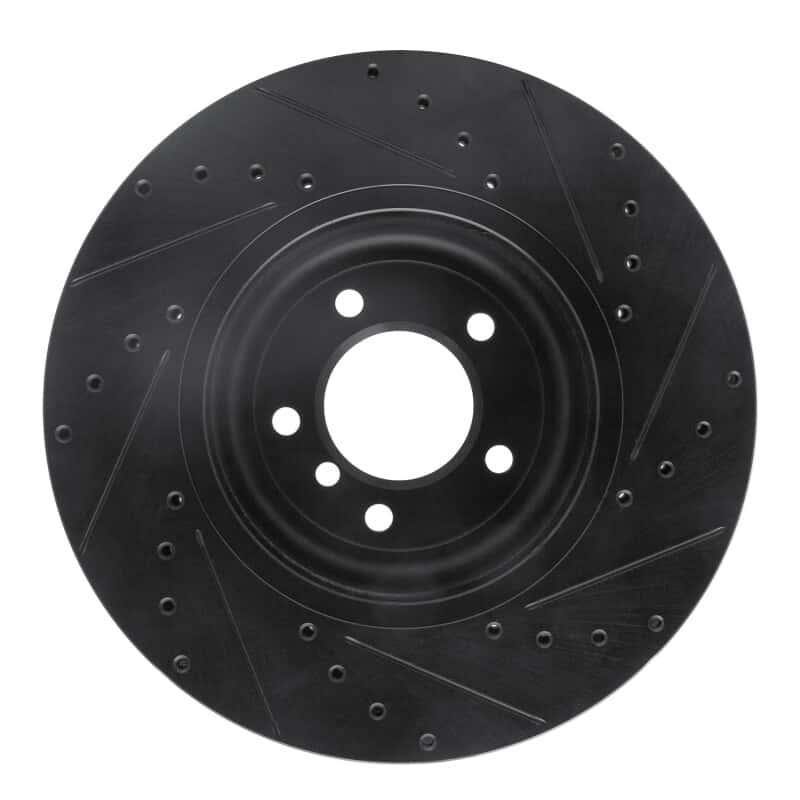 R1 Concepts — R1 11-16 BMW Z4 Front Left Drilled & Slotted Black Brake Rotor
R1 Brake Rotor Drill - view 5