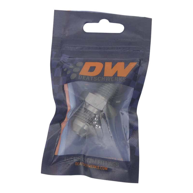 DeatschWerks — DeatschWerks 8AN Male Flare To 1/4in. Male NPT Adapter - view 2