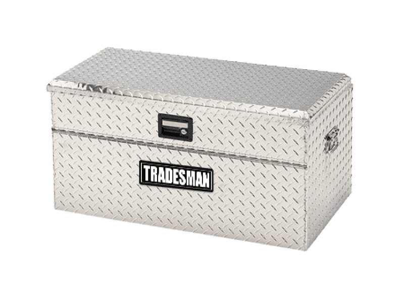 Tradesman — Tradesman Aluminum Flush Mount Truck Tool Box Full/Wide (56in.) - Brite - view 1