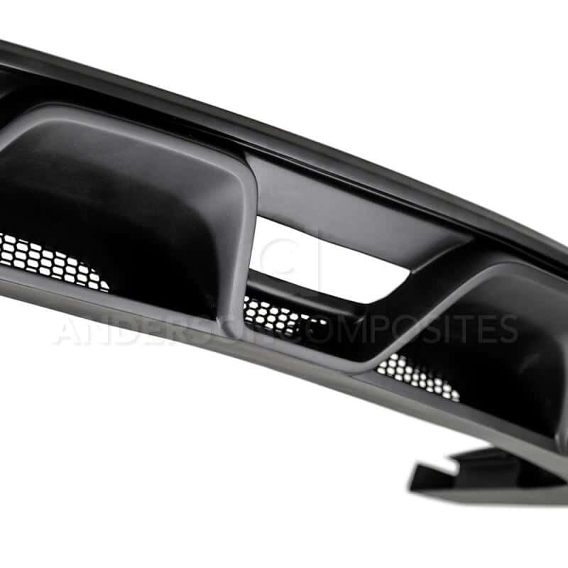 Anderson Composites — Anderson Composites 15-16 Ford Mustang R-Style Rear Valance (for Quad Tip Exhaust) - view 4