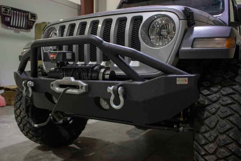 Fishbone Offroad — Fishbone Offroad 2018+ Jeep Wrangler JL Mid-Width Winch Front Bumper - view 27