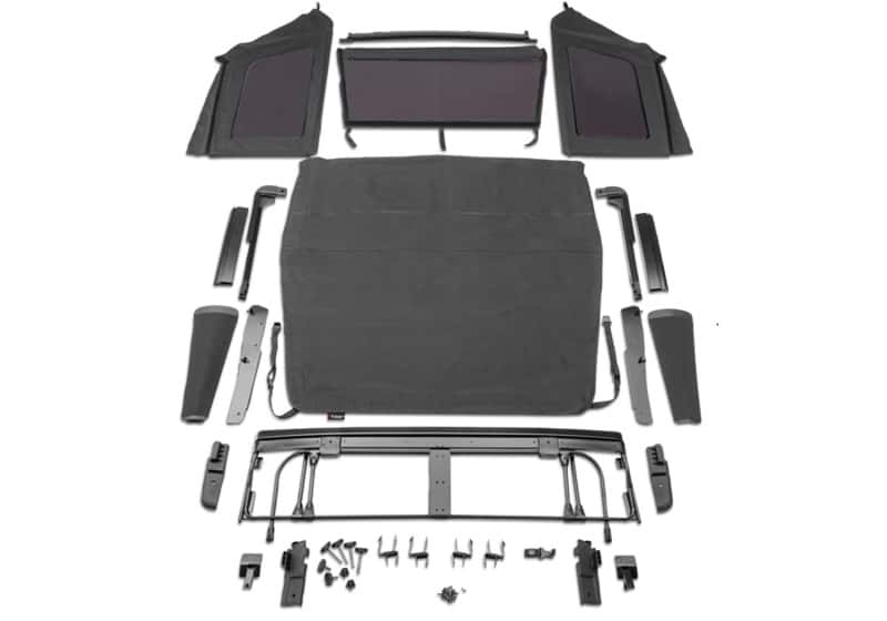 Rampage — Rampage 2018-2022 Jeep Wrangler (JL) Frameless Trail Plus Top Kit - Black
Trlvw Frmls Soft Top
Top-Soft - view 2