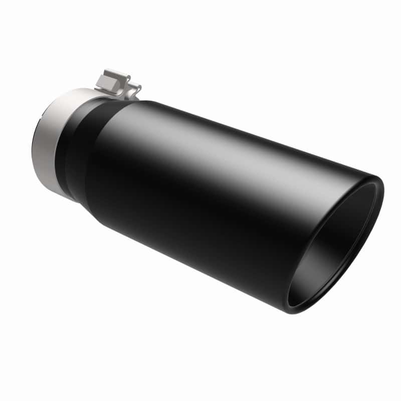 Magnaflow — MagnaFlow Tip Stainless Black Coated Single Double Round Single Outlet 5in Dia 4in Inlet 13in L
Stainless Steel
Exhaust Tip - view 19