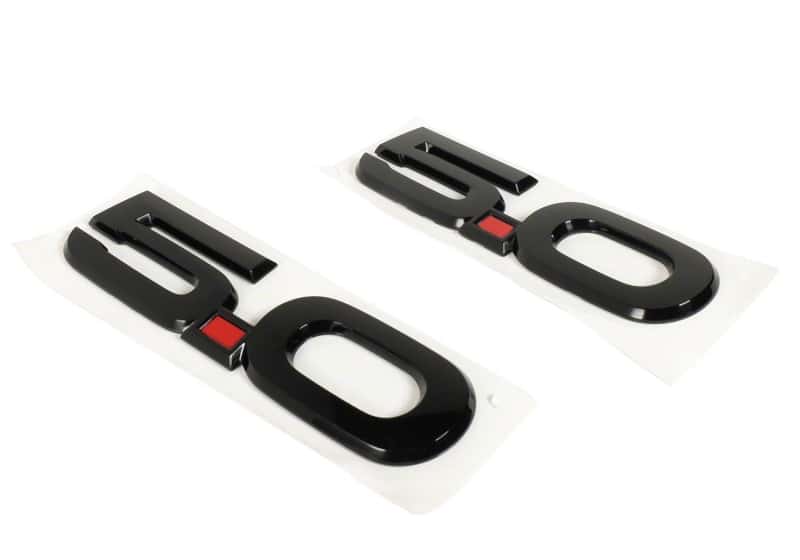 Ford Racing — Ford Racing 15-17 Ford Mustang 5.0L Fender Emblem Black - view 13