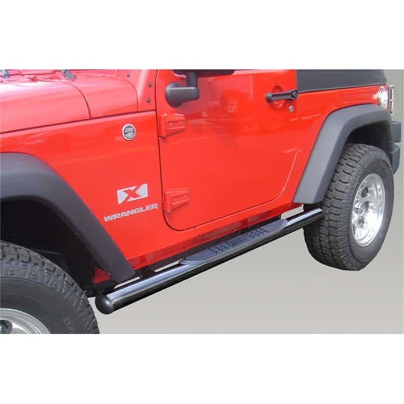 Rugged Ridge — Rugged Ridge 3-In Round Side Steps Black 07-18 2-Door Jeep Wrangler
OFFROAD_STEPSSLIDERS
Nerf/Step Bar - view 3
