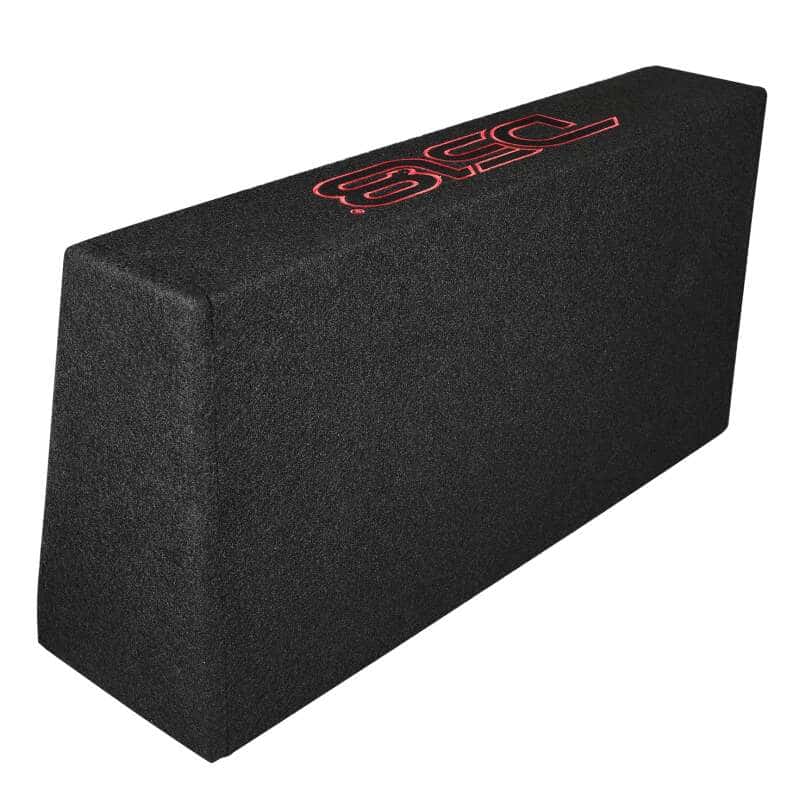 DS18 — DS18 Dual 10in Shallow Enclosure w/ Subwoofer 350 Watts RMS Sealed Black Carpet Amplified - view 3