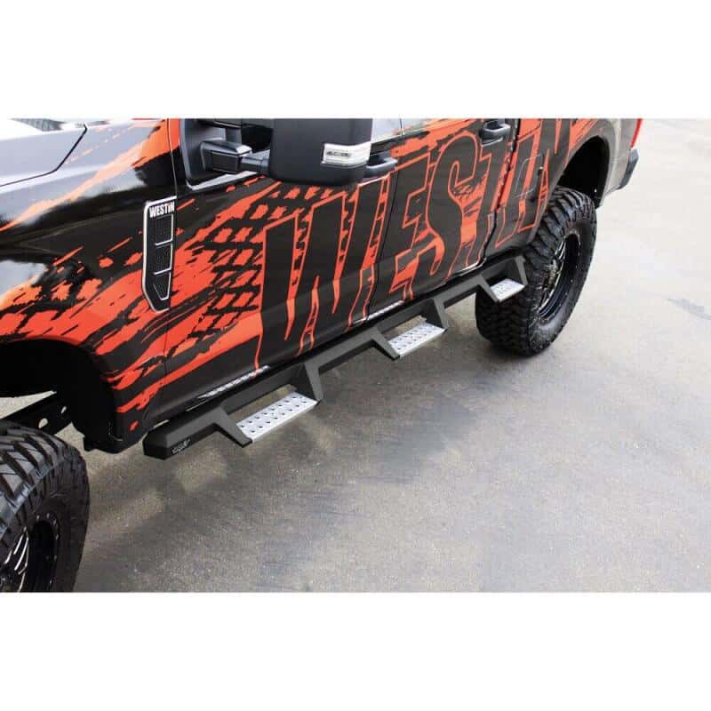 Westin — Westin/HDX 17-18 Ford F-250/350 Crew Cab (6.75ft Bed) Stainless Drop Nerf Step Bars - Textured Black
Nerf/StepBarWTW - view 5