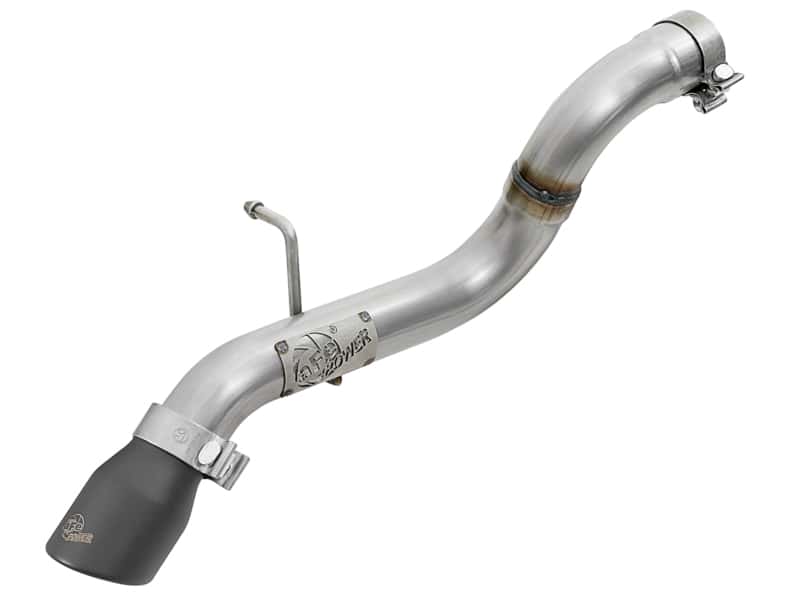 aFe — aFe MACH Force-Xp Axle-Back Exhaust System w/Black Tip 18-20 Jeep Wrangler L4-2.0T / V6-3.6L
Axle-Back Exhaust - view 1