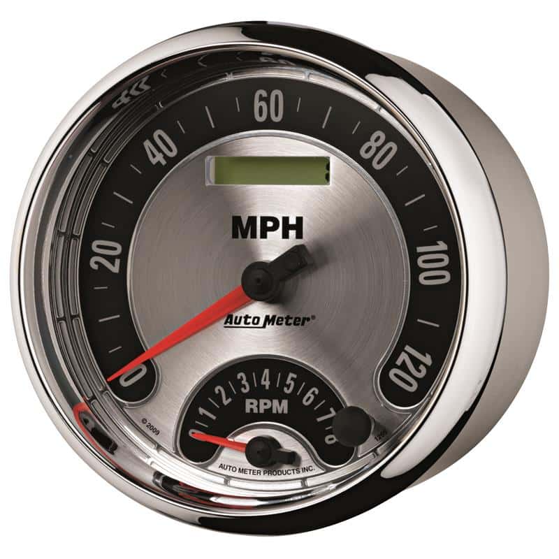 AutoMeter — Autometer American Muscle 5in Tach Speedo Combo In-Dash
5" RPM/SPD COMBO AM - view 3