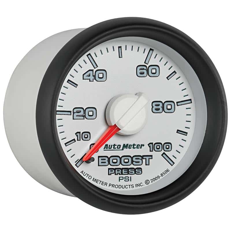 AutoMeter — Autometer Factory Match 52.4mm Mechanical 0-100 PSI Boost Gauges 3 pressure Ranges
2-1/16" BOOST, 0-100 - view 8