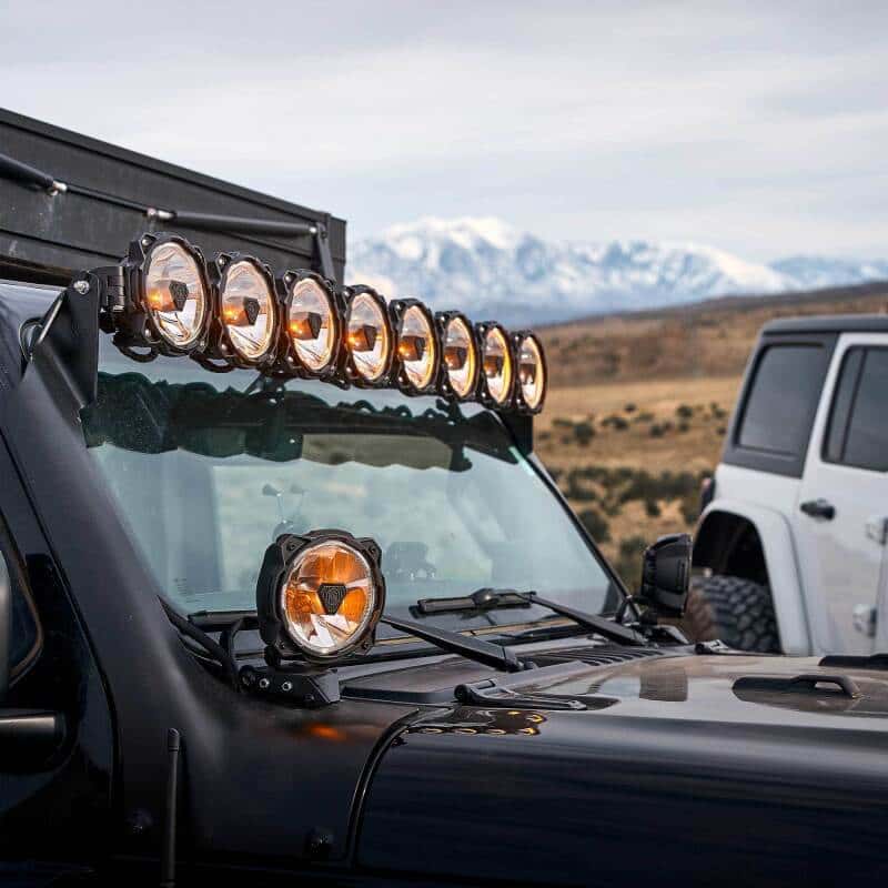 KC HiLiTES — KC HiLiTES Gravity Titan LED 6in. - Single Light (Spot Beam) - view 7