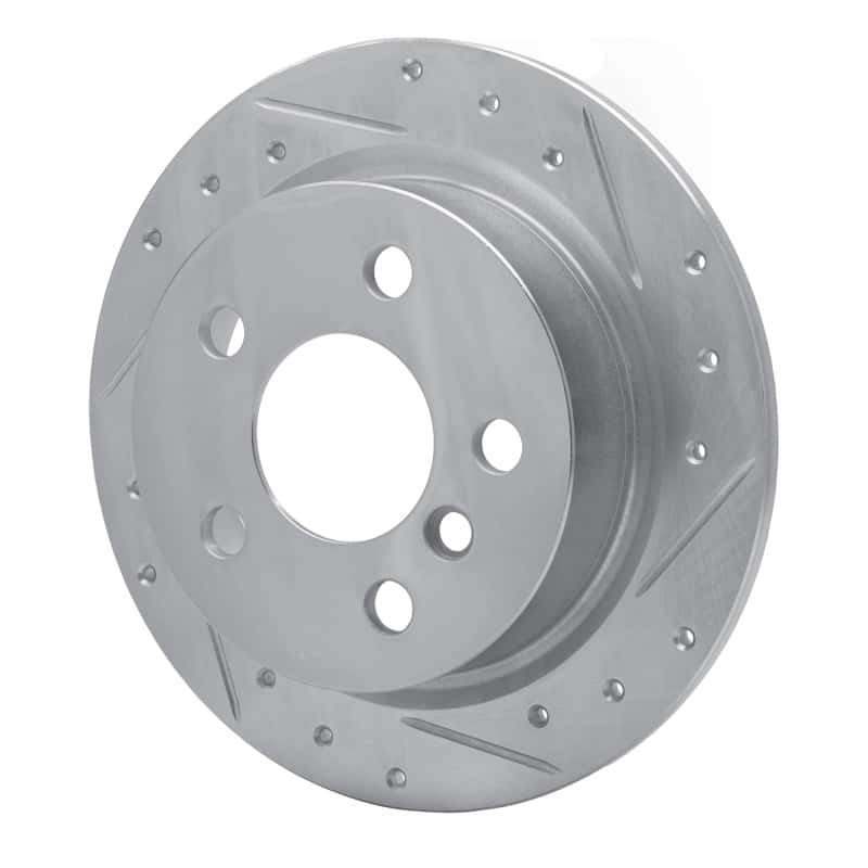 R1 Concepts — R1 14-24 Mini Cooper (Excl Clubman) Rear Right Drilled & Slotted Silver Brake Rotor
R1 Brake Rotor Drill - view 2
