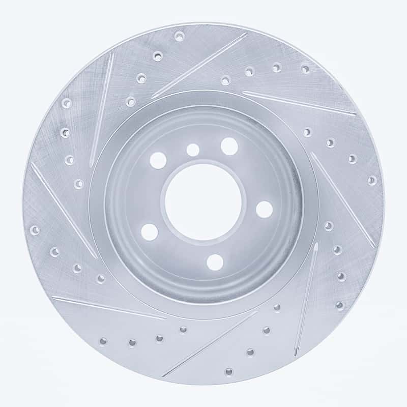 R1 Concepts — R1 11-16 BMW 528I Front Right Drilled & Slotted Silver Brake Rotor
R1 Brake Rotor Drill - view 5