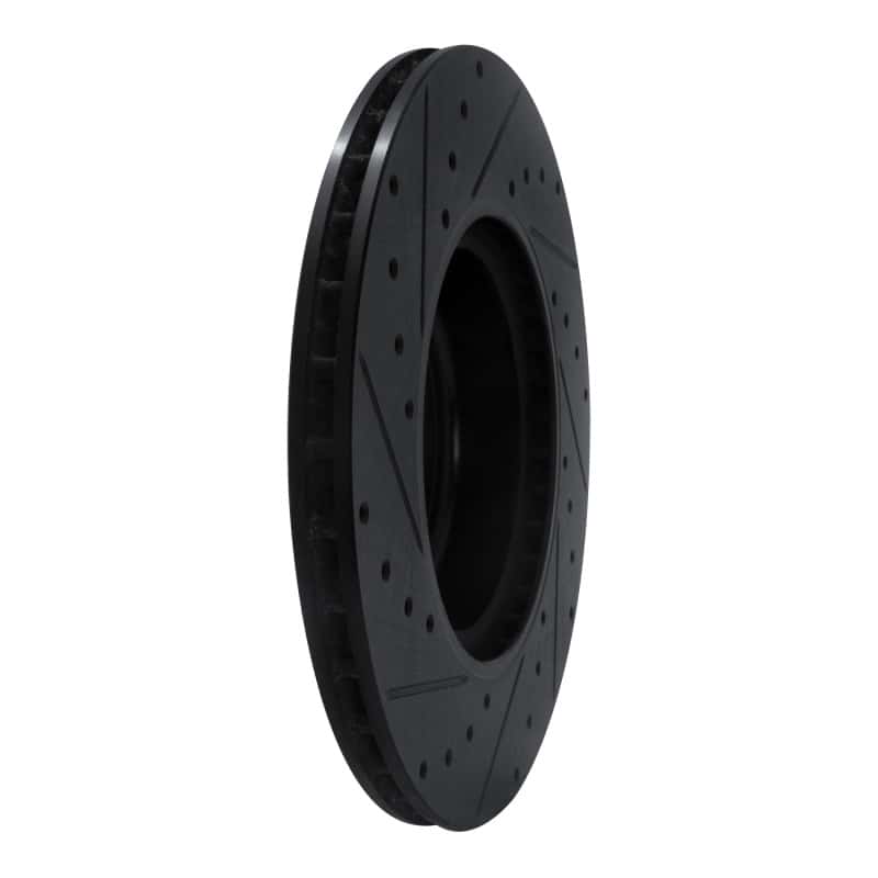 R1 Concepts — R1 16-25 BMW 430I Rear Left Drilled & Slotted Black Brake Rotor
R1 Brake Rotor Drill - view 4