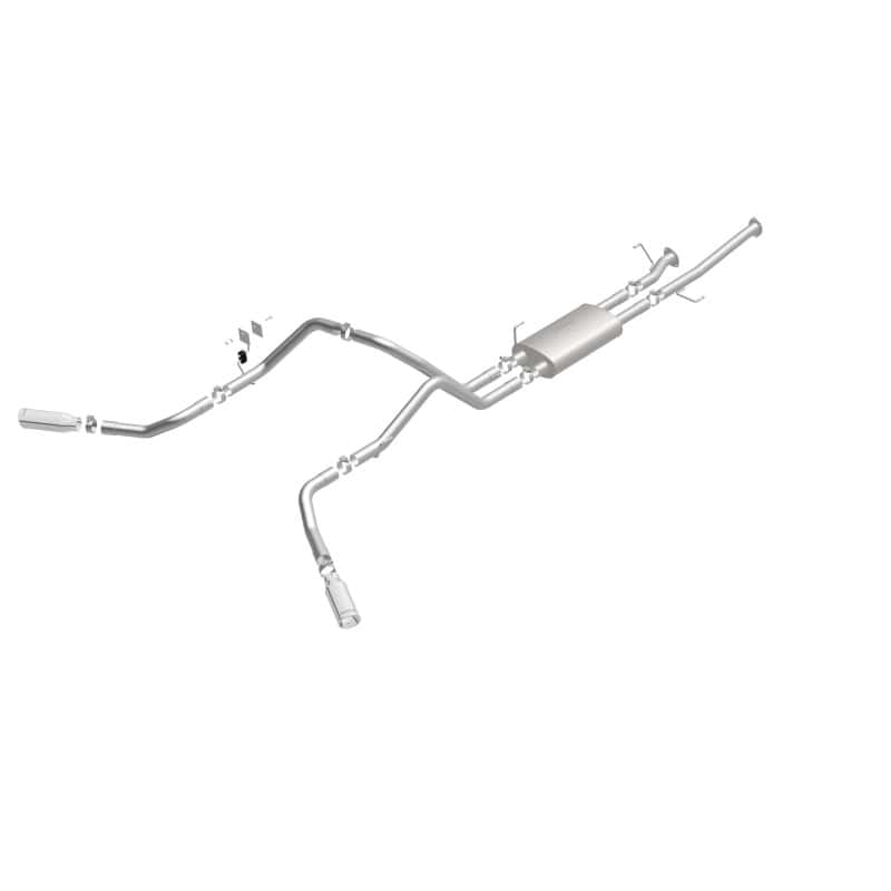 Magnaflow — MagnaFlow Cat-Back 10-15 Toyota Tundra SC LB / CC SB 4.6L/5.7L V8 SS 2.5 Dual Split Rear 4in Tip
Cat-Back - view 26