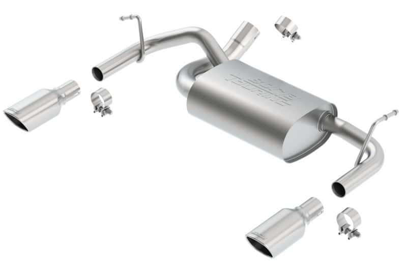 Borla — Borla 12-16 Jeep Wrangler 3.6L AT/MT 4WD Single Split Rr Exit Touring Exhaust (rear section only)
Axle-Back System
ExhstSysKt - view 4