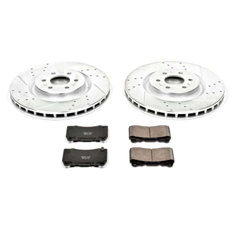 PowerStop — Power Stop 04-07 Cadillac CTS Front Z23 Evolution Sport Brake Kit - view 1