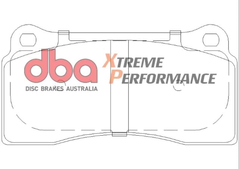 DBA — DBA 09-11 Nissan GT-R XP650 Rear Brake Pads
Brake Pad - view 3