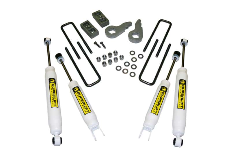 Superlift — Superlift 99-06 Chevy Silv/GMC Sierra 1500 4WD 2.5in Lift Kit w/ Superlift Shocks
Suspension Lift Kit - view 2