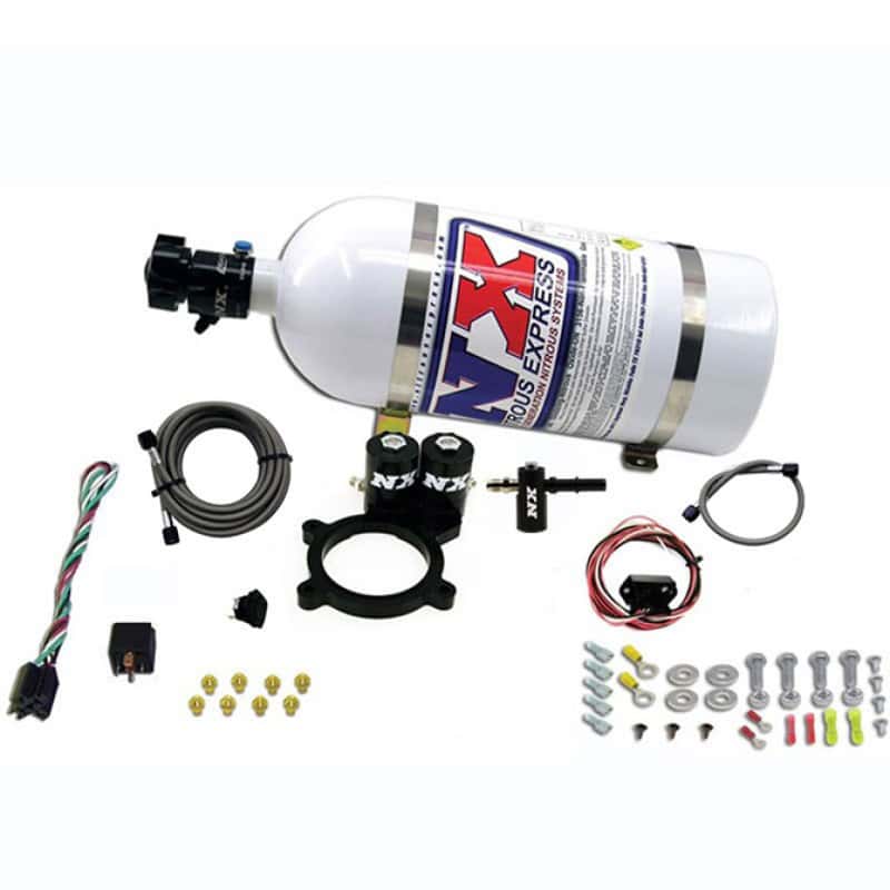 Nitrous Express — Nitrous Express 2021+ Ford F-150 5.0L Coyote Truck Nitrous Plate System 10lb Bottle
Injection System Kit - view 1