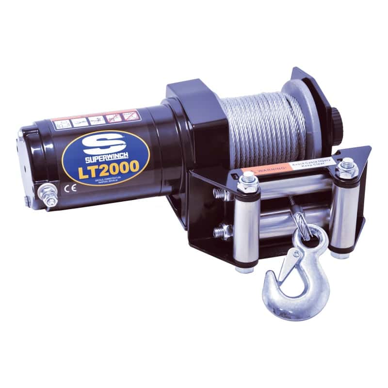Superwinch — Superwinch 2000 LBS 12V DC 5/32in x 49ft Steel Rope LT2000 Winch
Winch - view 1