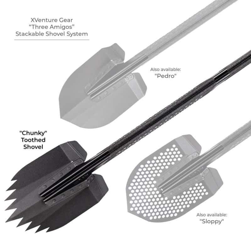 Go Rhino — Go Rhino Xventure Gear Sharktooth Stackable Shovel - Textured Black
Sharktooth Shovel - view 9