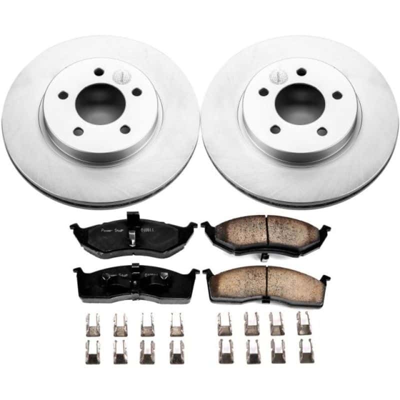 PowerStop — Power Stop 99-04 Chrysler 300M Front Z17 Evolution Geomet Coated Brake Kit - view 1