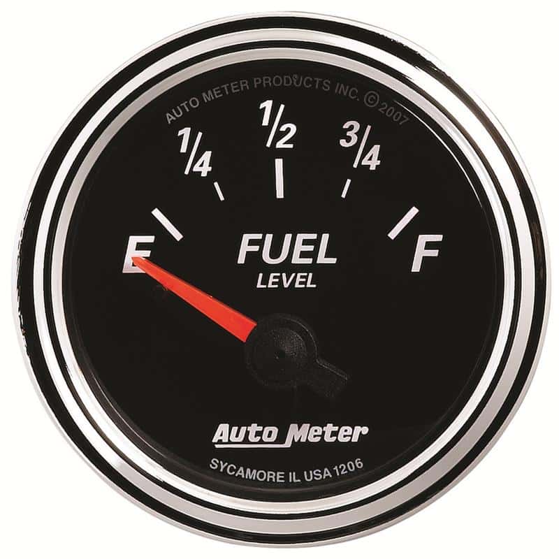 AutoMeter — Autometer Designer Black II 52mm 240 Ohm Empty/33 Ohm Full Fuel Level Gauge
GA 2" FU 240-33 DBII - view 1