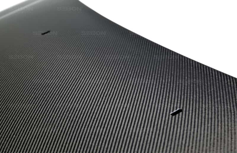 Seibon — Seibon 12-13 Ford Focus RS-Style Carbon Fiber Hood - view 4