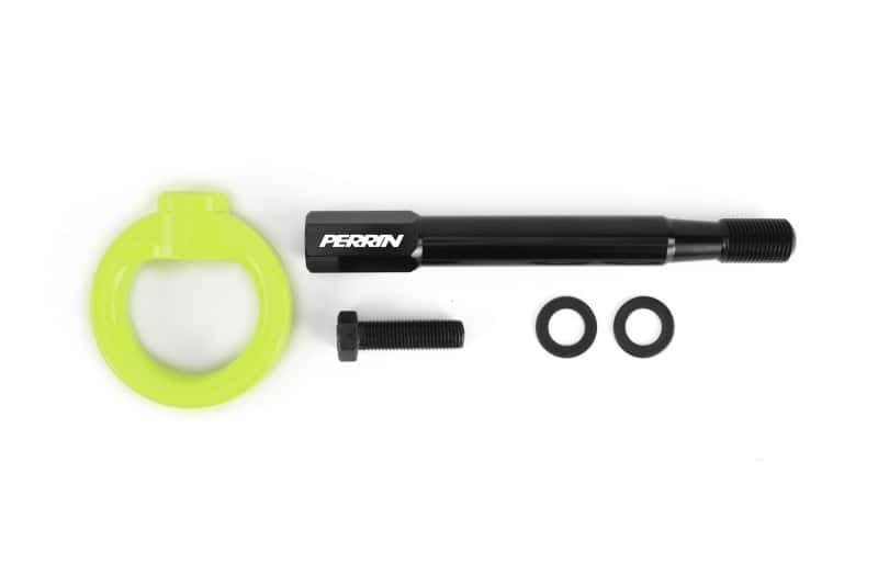 Perrin Performance — PERRIN 22-25 Toyota GR86 Tow Hook Kit (Front) - Neon Yellow - view 4