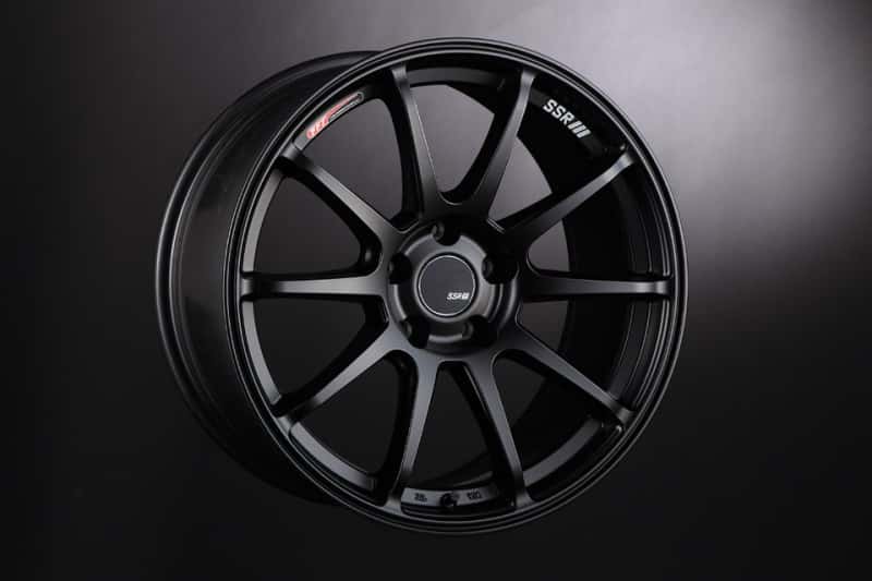 SSR — SSR GTV02 18x8.5 5x114.3 40mm Offset Flat Black Wheel 05-07 STI / 11+ tC - view 2