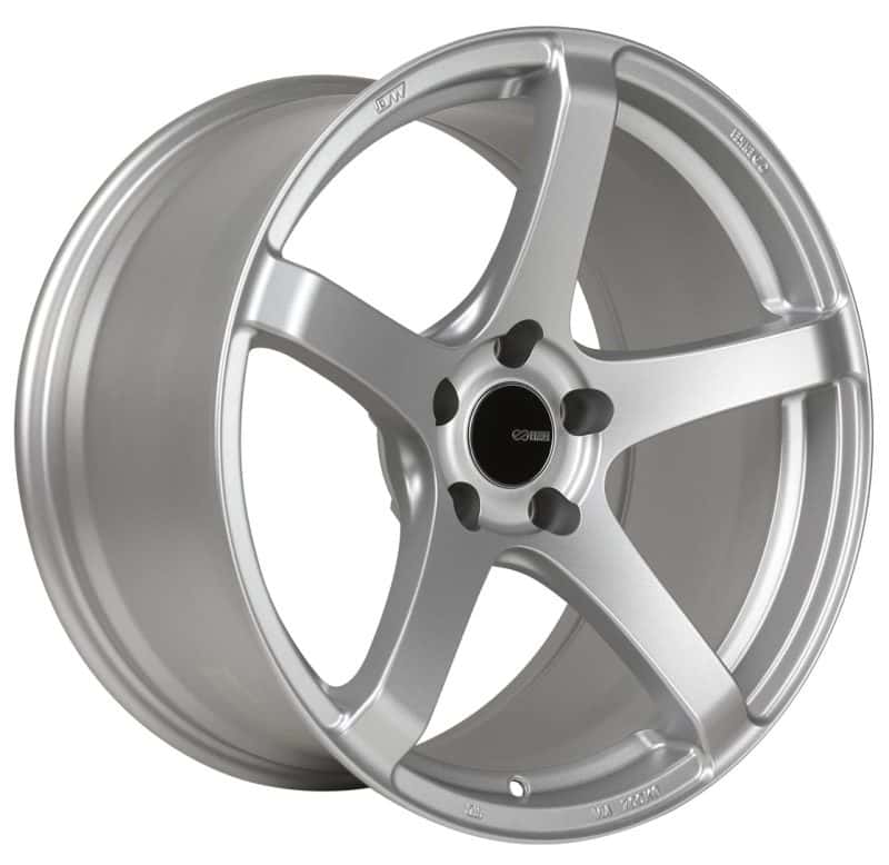 Enkei — Enkei Kojin 18x9.5 15mm Offset 5x114.3 Bolt Pattern 72.6mm Bore Dia Matte Silver Wheel - view 1
