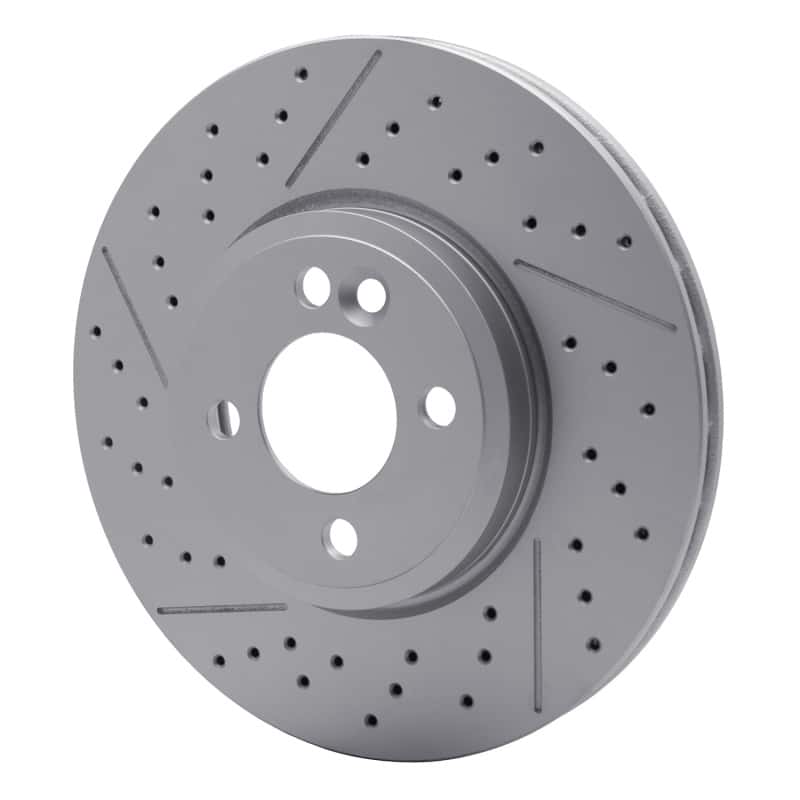 DFC — DFC 07-15 Mini Cooper (Excl Clubman) Front Drilled GeoSPEC Coated Rotor and Slotted
DFC Brake Rotor - view 2