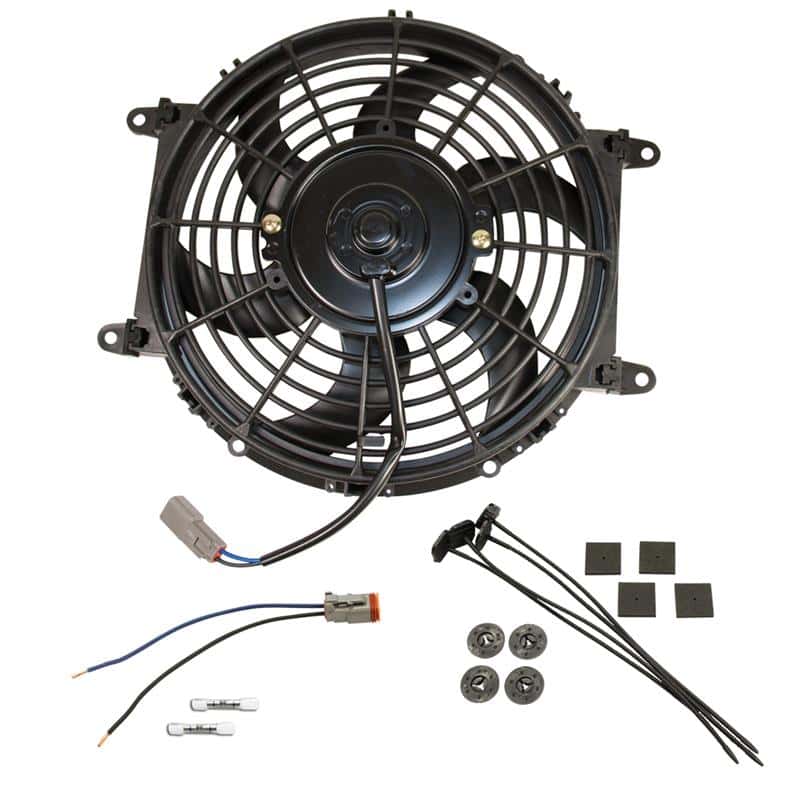 BD Diesel — BD Diesel Universal Transmission Cooler Electric Fan Assembly - 10 inch 800 CFM
Electric Cooling Fan
FAN ASSEMBLY - view 7