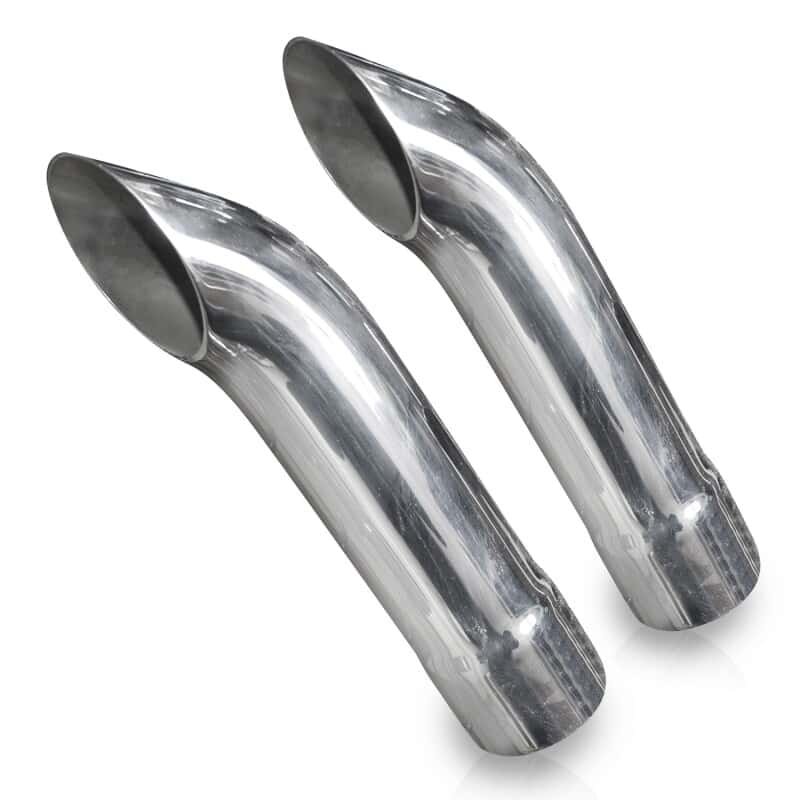 Stainless Works — Stainless Works Extended Turn Down Tips- 2 1/2in ID Inlet 2 1/2in Body - view 2