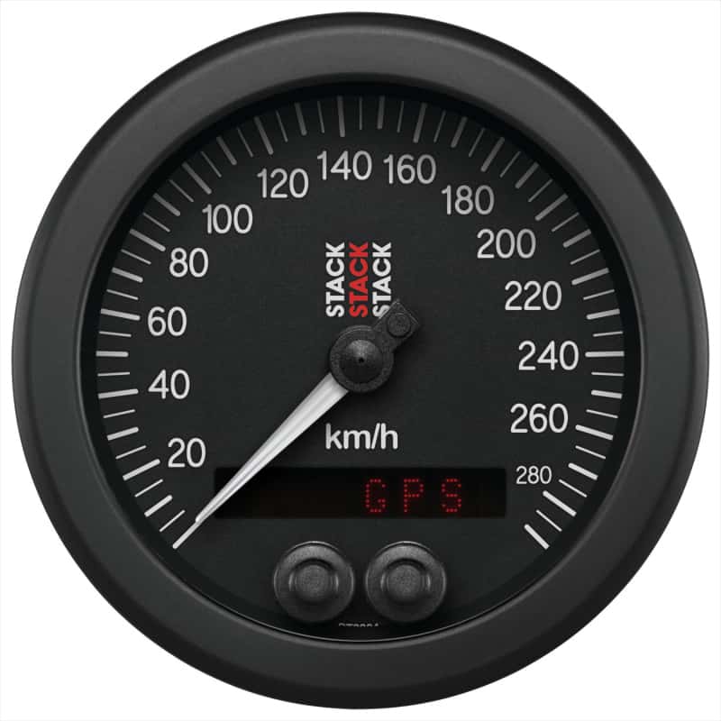 AutoMeter — Autometer Stack Instruments 88mm 0-290 KM/H GPS Speedometer - Black
SPD GPS BLK 290KM/H - view 1