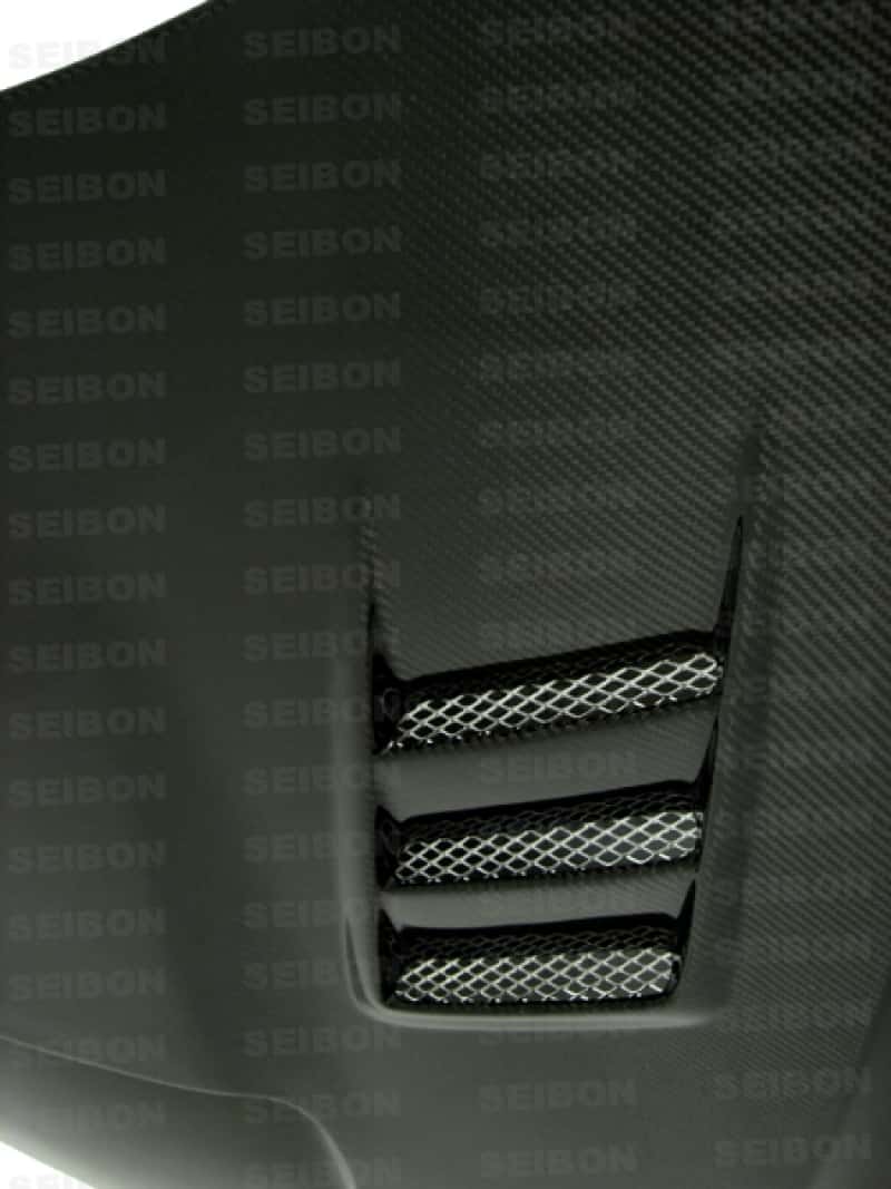 Seibon — Seibon 08-09 Subaru WRX/STi CW-style Carbon Fiber Hood - view 9