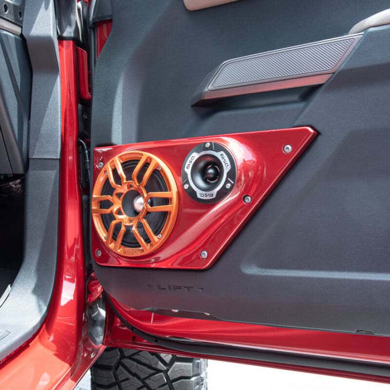 DS18 — DS18 21-25 Ford Bronco Front Door Pnls Fit Most 2x 6.5in Speakers 2x 3.8in Tweeters Speaker Not Incl - view 5