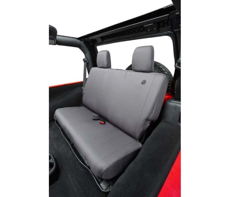 Bestop — Bestop 07-18 Jeep Wrangler JK 2-Door Rear Seat Covers (Charcoal) - view 1