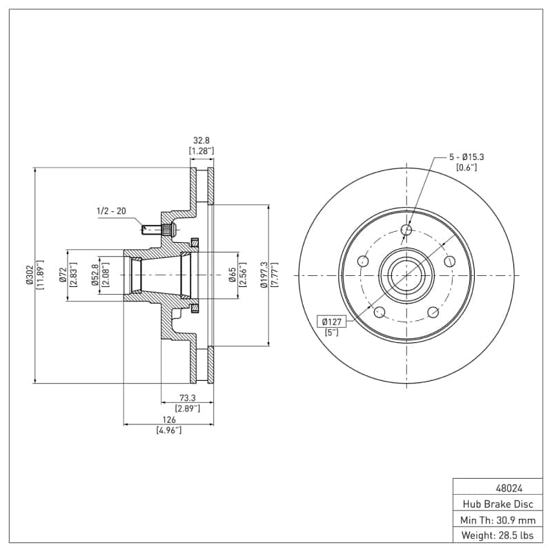 DFC — DFC 93-95 Chevrolet G20 Front Brake Rotor
DFC Brake Rotor - view 6