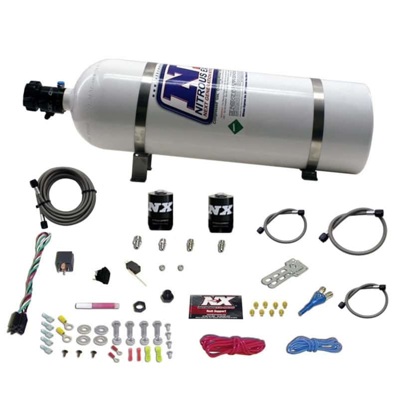 Nitrous Express — Nitrous Express Dodge EFI Race Single Nozzle Nitrous Kit (100-250HP) w/15lb Bottle
Injection System Kit
N2OSys - view 1