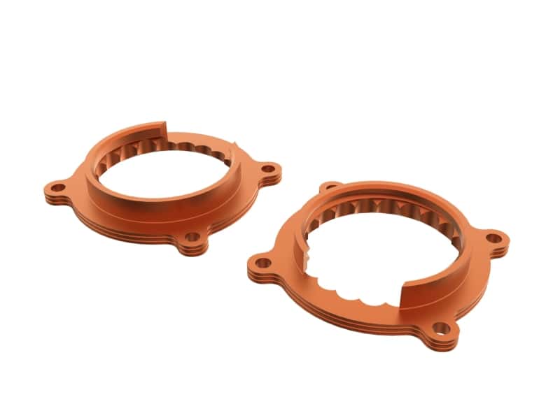 aFe — aFe 2024 Ford Mustang GT/ 2024 Ford Mustang Dark Horse V8 5.0L Silver Bullet Throttle Body Spacer
Throttle Body Spacer - view 3