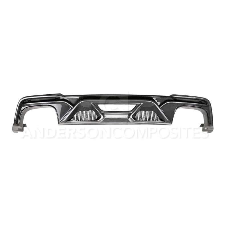 Anderson Composites — Anderson Composites 2020 Ford Mustang/Shelby GT500 Carbon Fiber Rear Diffuser - view 3