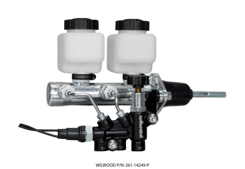 Wilwood — Wilwood Tandem Remote M/C Kit w L/H Bracket & Prop Valve - 7/8in Bore Ball Burnished-W/Pushrod
M/C,TANDEM KIT - view 2